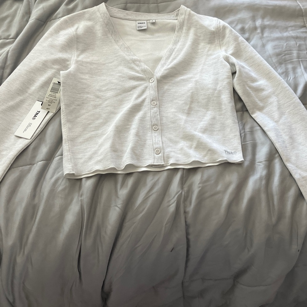 White Button Up Long Sleeve- Aritzia